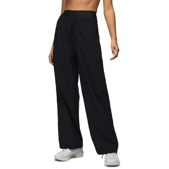 Prana Pants - PrAna Send Off Pant Black Womens XL Regular High Rise Pull On Drawcord Waist NWT
